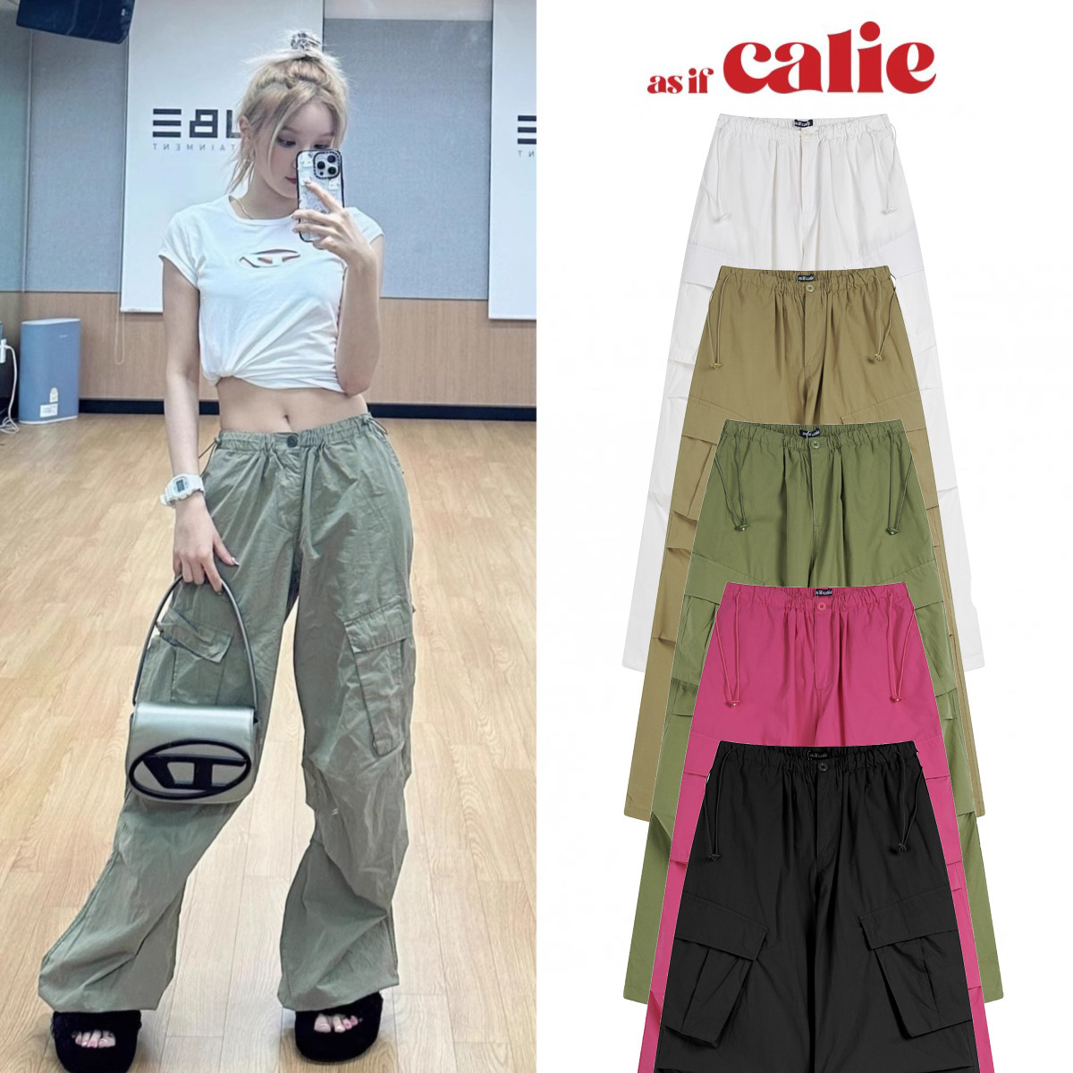 Streetwear Brand Korea - Asif Calie Korea Streetwear Brand Loose-Fit