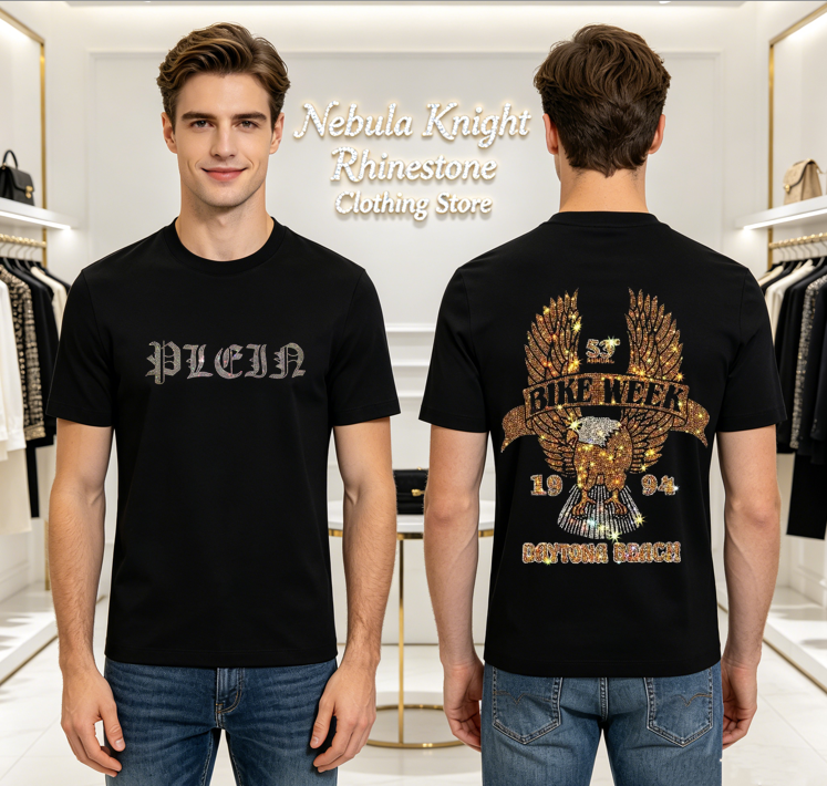 Streetwear Outfit Brand - 2026 New Arrival Men Luxury Rhinestone