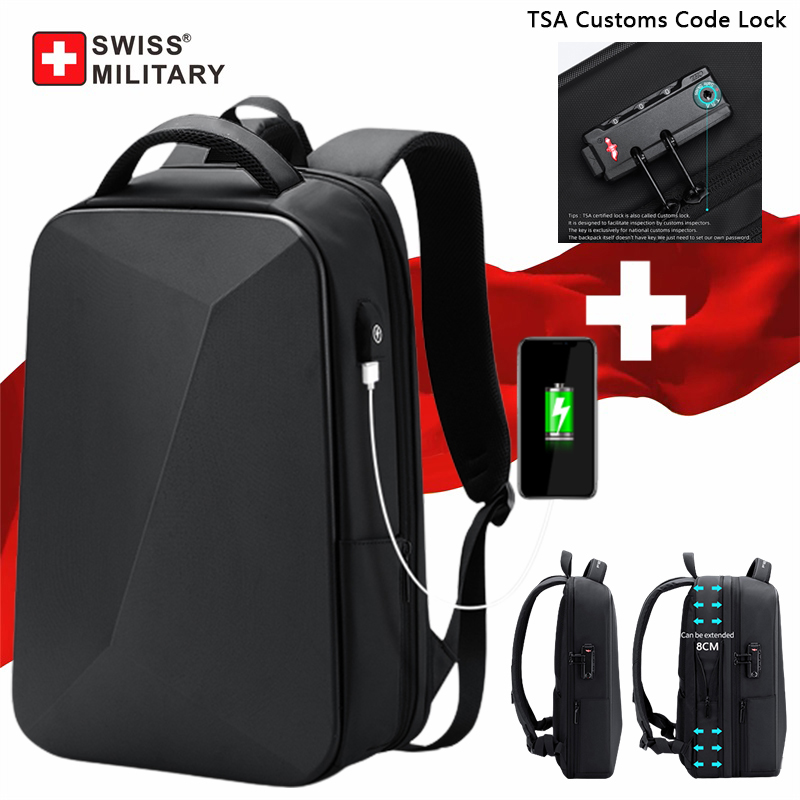 Streetwear Brand Backpack - Swiss Military Brand Laptop Backpack Anti-theft