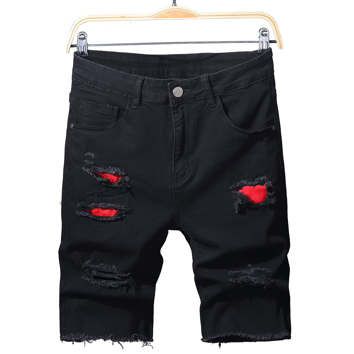 Streetwear Brand Pants - Summer Slim Stretch Men Short Jeans
