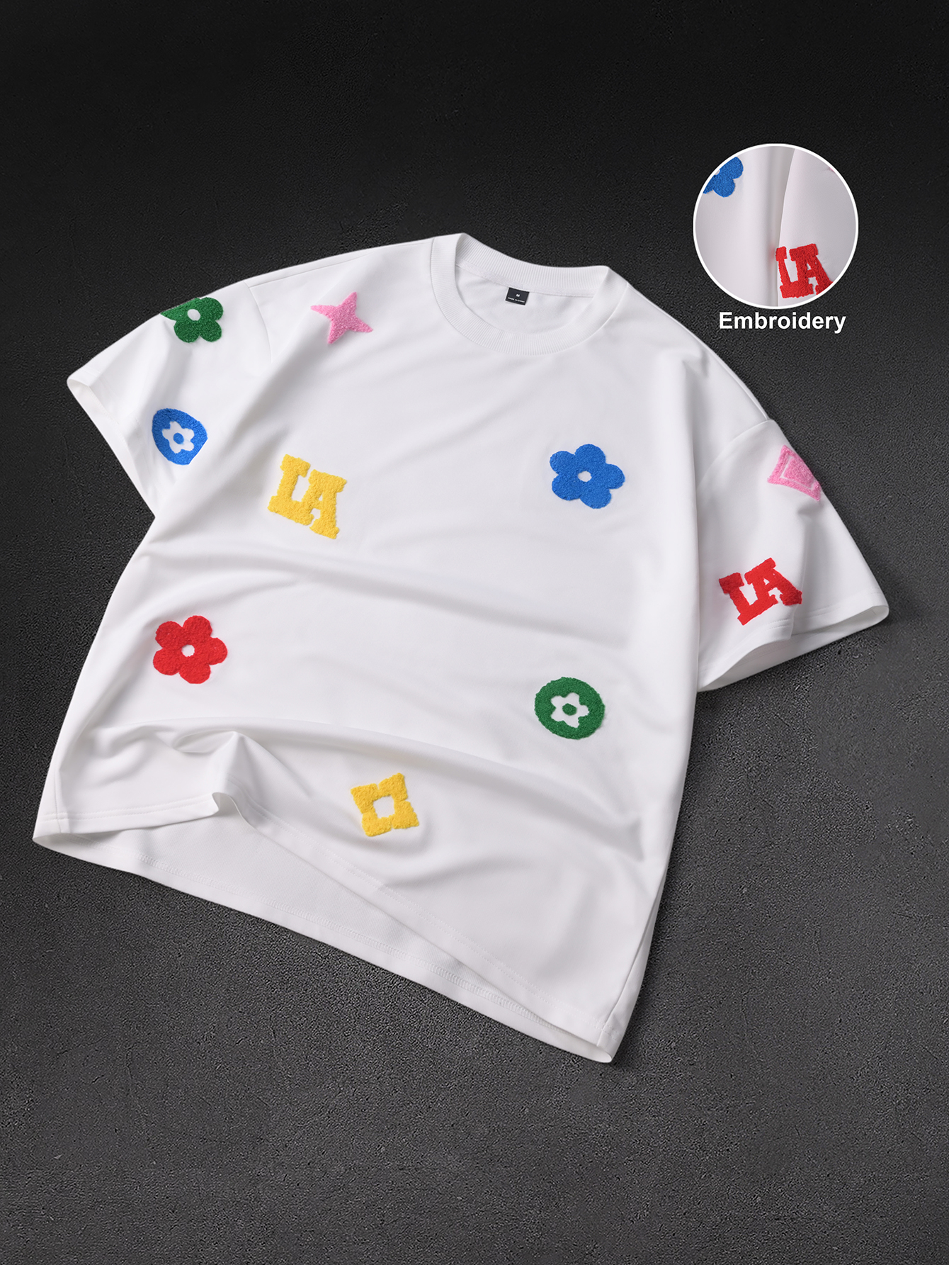 Men's Oversized Y2K Streetwear - Streetwear Brand With Flowers 评论和价格