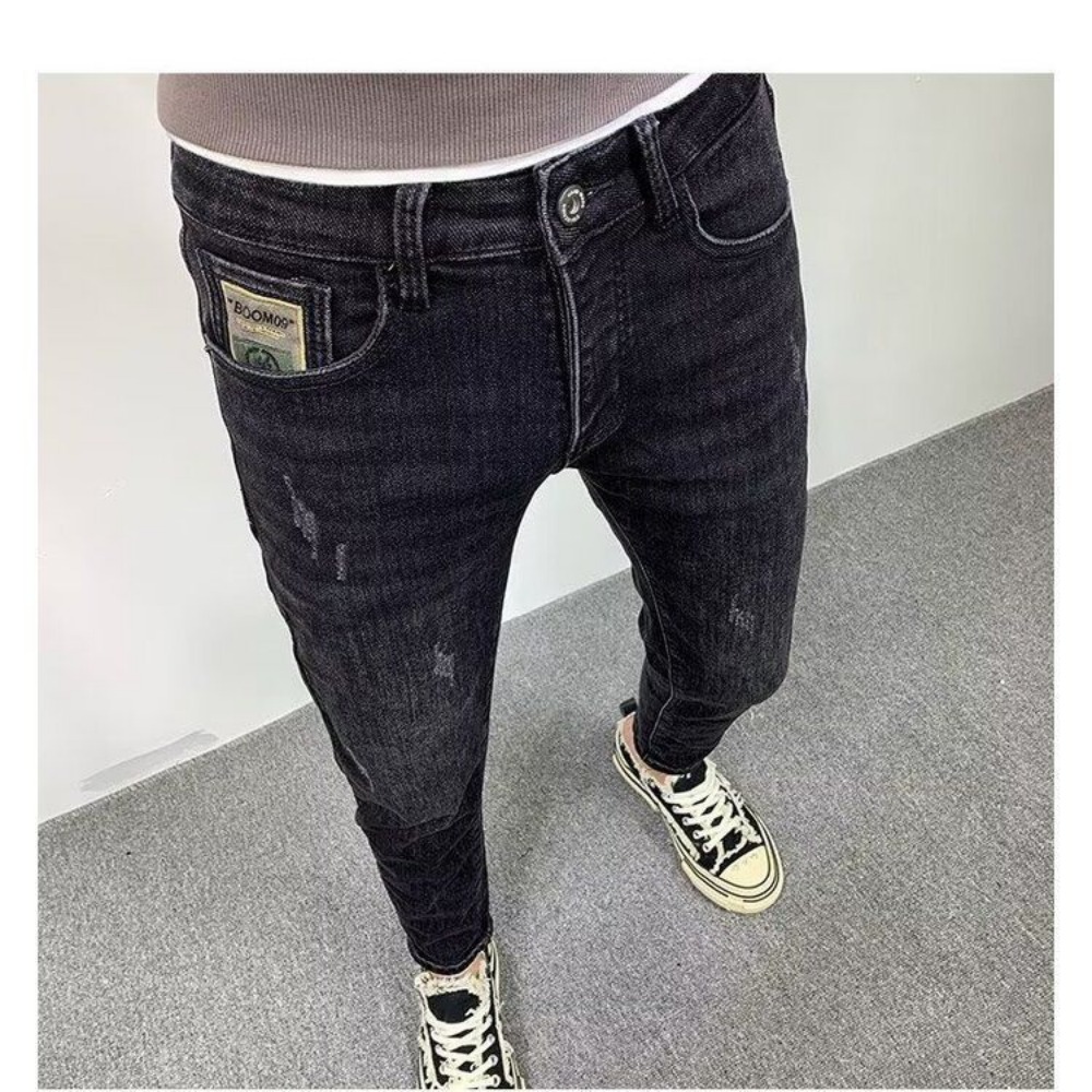 New Fashion Spring Autumn Men' - Streetwear Brand Denim 评论和价格