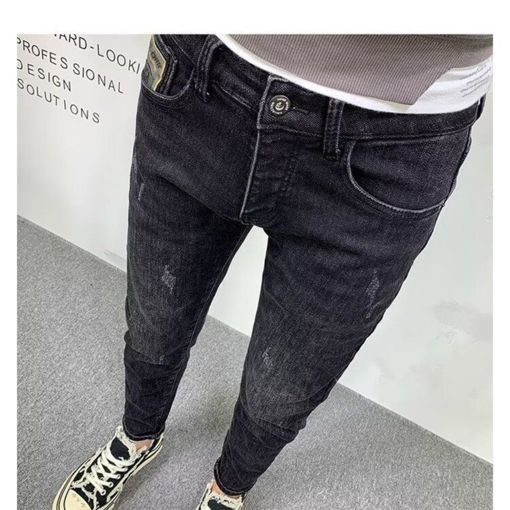 New Fashion Spring Autumn Men' - Streetwear Brand Denim 评论和价格