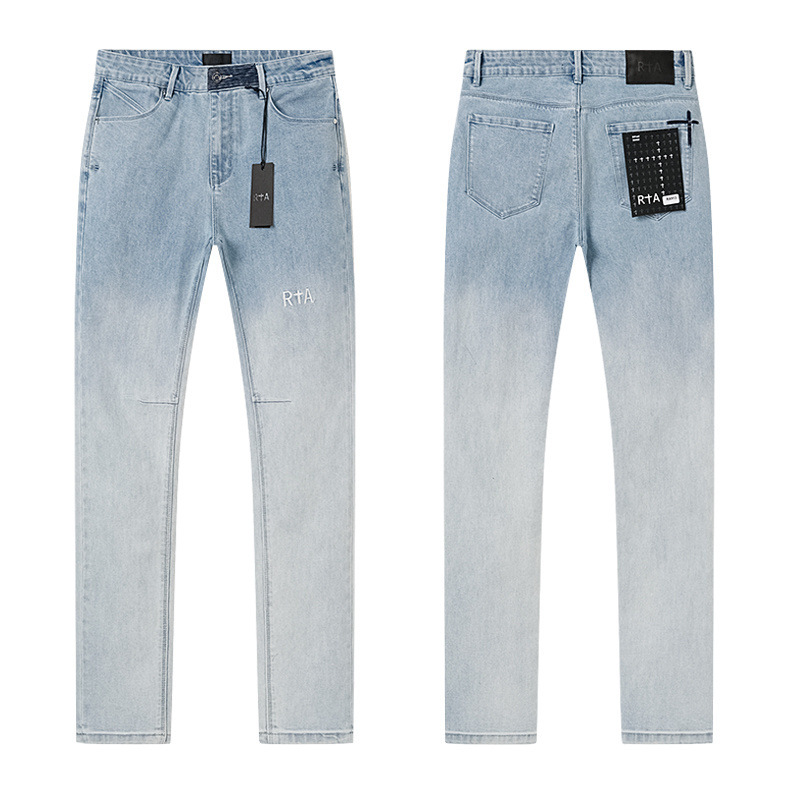 RTA Brand Men's Slim Fit Paint - Streetwear Brand Denim 评论和价格