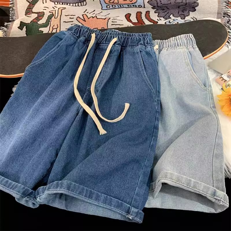 Baggy Jeans Shorts for Men Cas - Streetwear Brand Pants 评论和价格