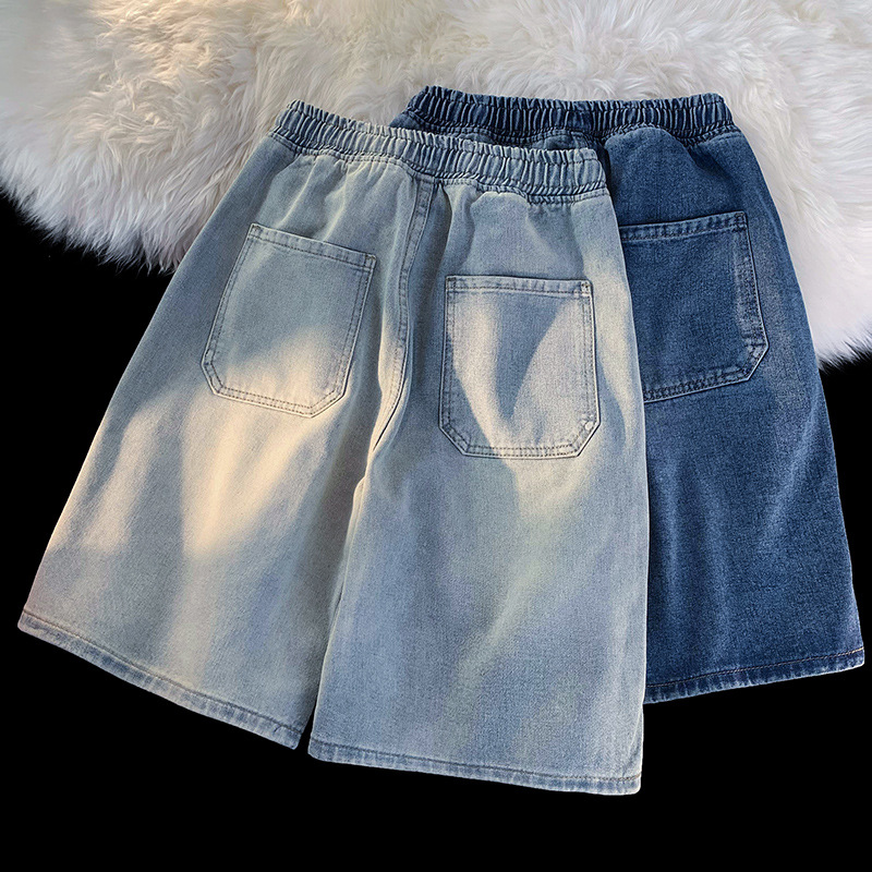 Baggy Jeans Shorts for Men Cas - Streetwear Brand Pants 评论和价格