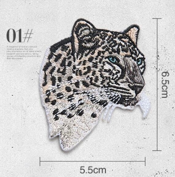 Animal Tiger Leopard Embroider - Streetwear Brand Stickers 评论和价格