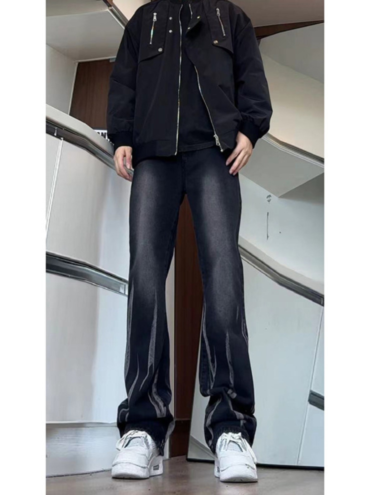 American Hiphop Tie Dye Jeans  - Streetwear Brand Jeans 评论和价格