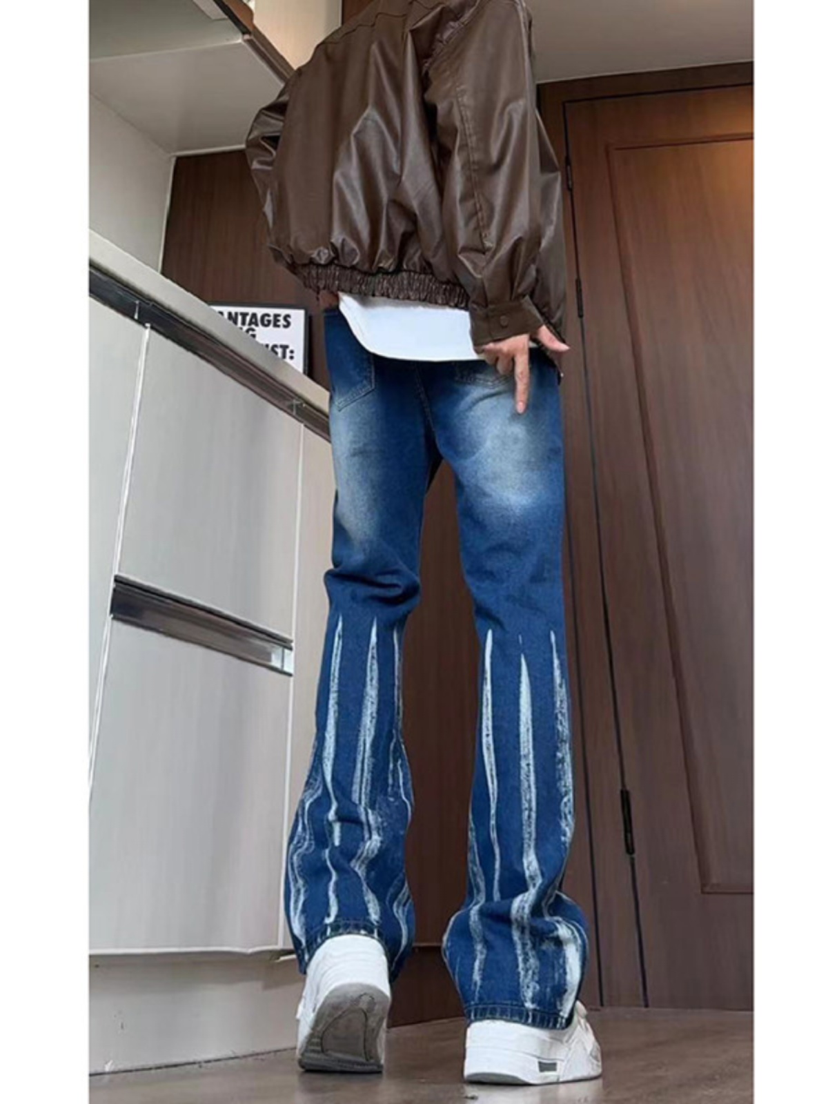 American Hiphop Tie Dye Jeans  - Streetwear Brand Jeans 评论和价格