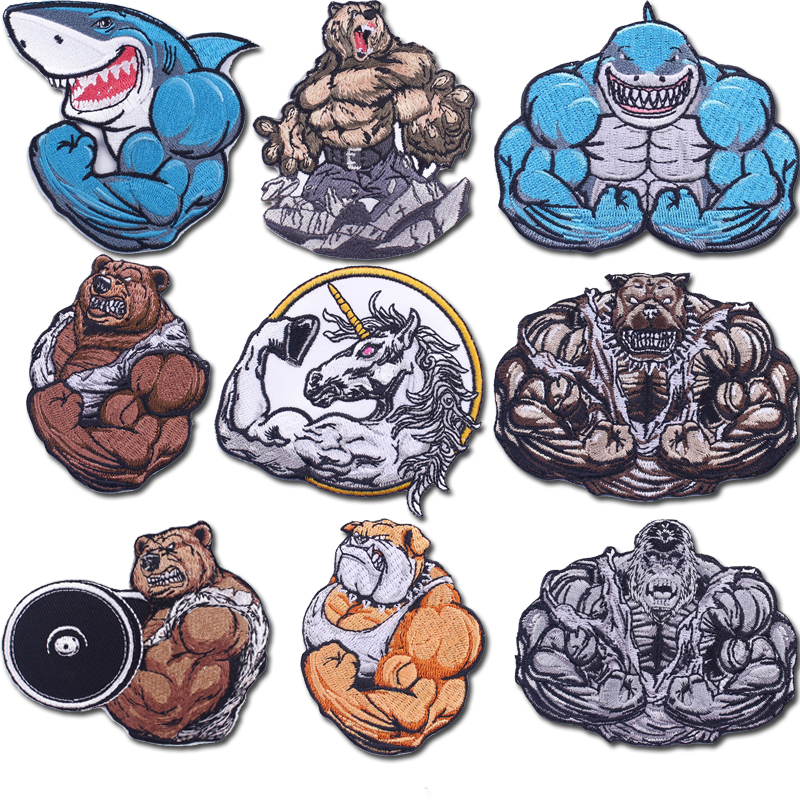 Sports Fitness Applique Patch  - Streetwear Brand Stickers 评论和价格