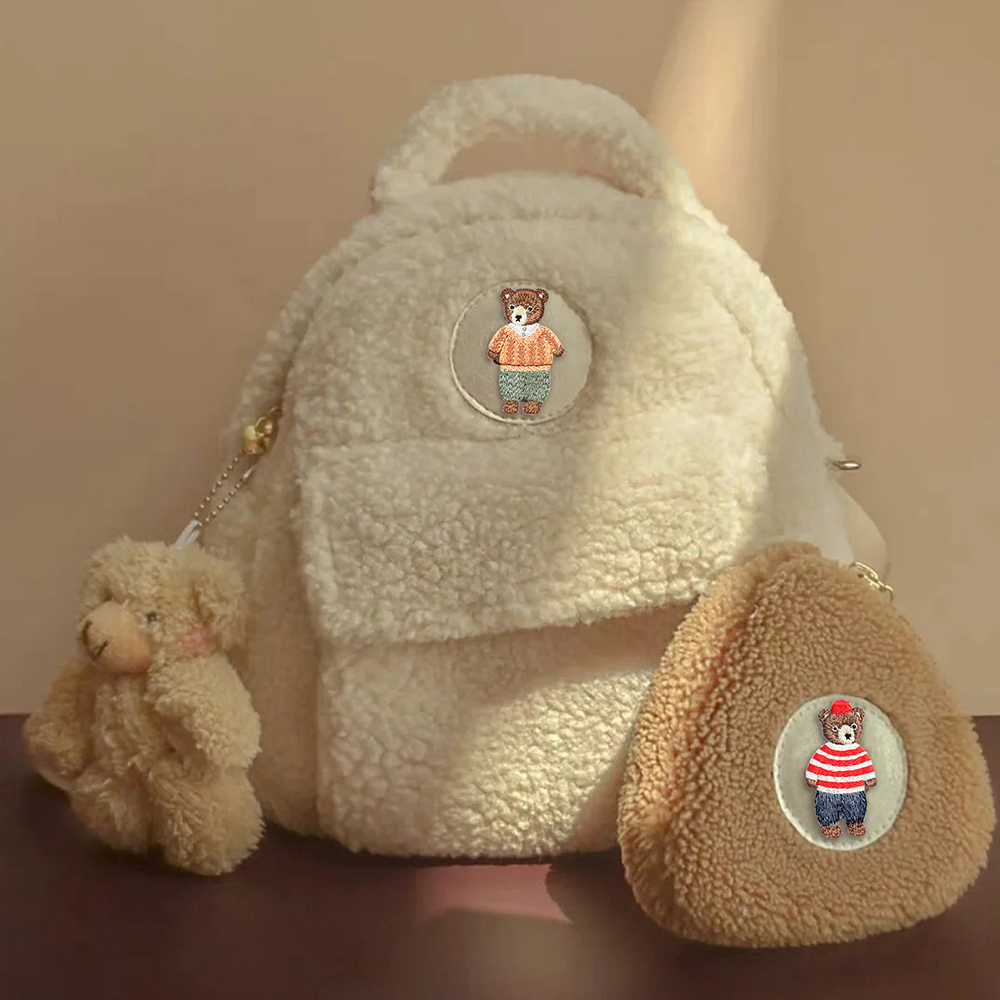 AHYONNIEX Bear Family Embroide - Streetwear Brand Stickers 评论和价格
