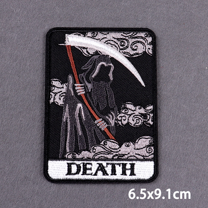 The Death Embroidery Iron On P - Streetwear Brand Stickers 评论和价格