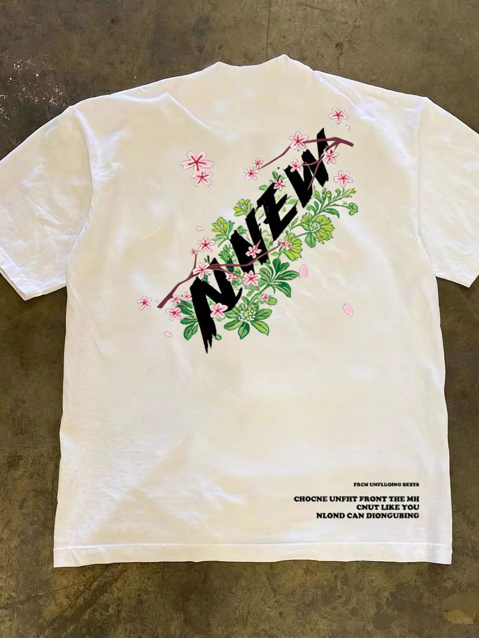 American Style Floral Print Pu - Streetwear Brand With Flowers 评论和价格