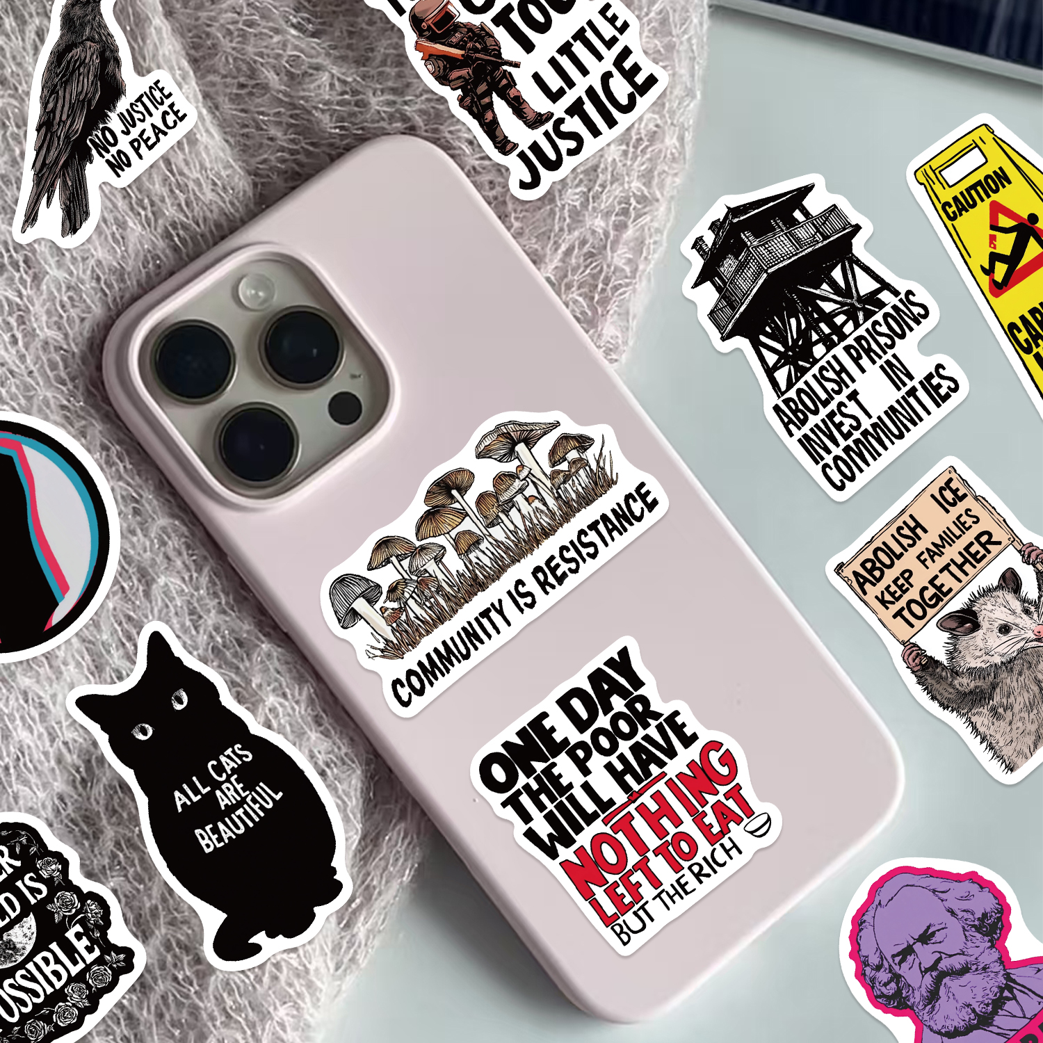 52/104PCS Radicalism Graffiti  - Streetwear Brand Stickers 评论和价格