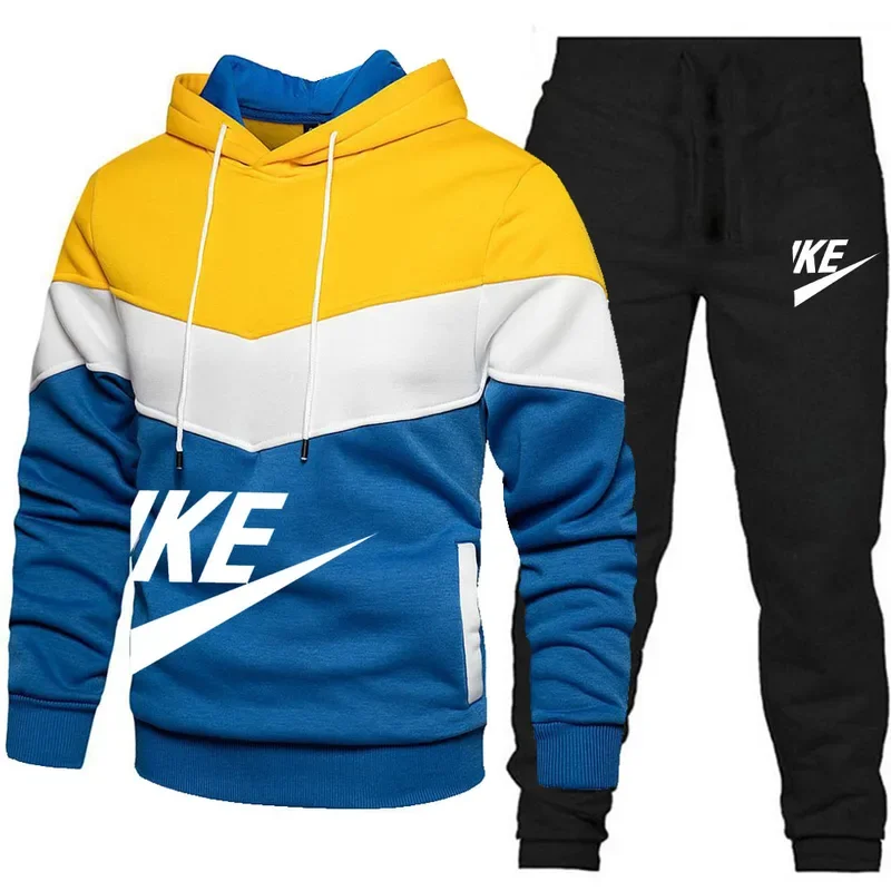 2025 New Men Autumn Winter Set - Streetwear Brand Hoodie 评论和价格