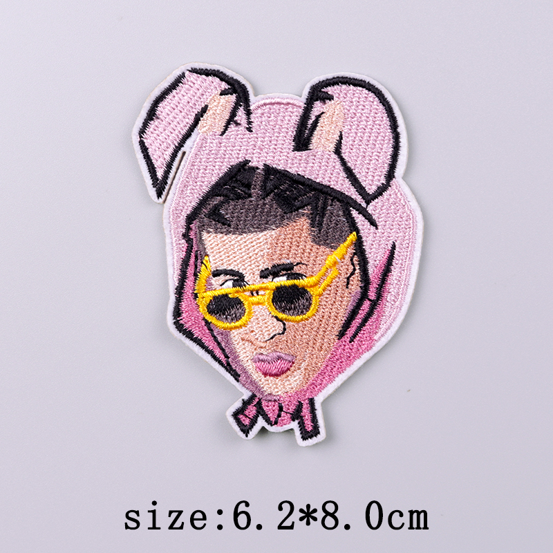 Bad Bunny Patches For Clothing - Streetwear Brand Stickers 评论和价格