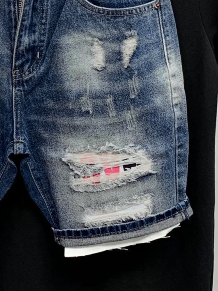 2026 Summer Ripped Straight Me - Streetwear Brand Denim 评论和价格