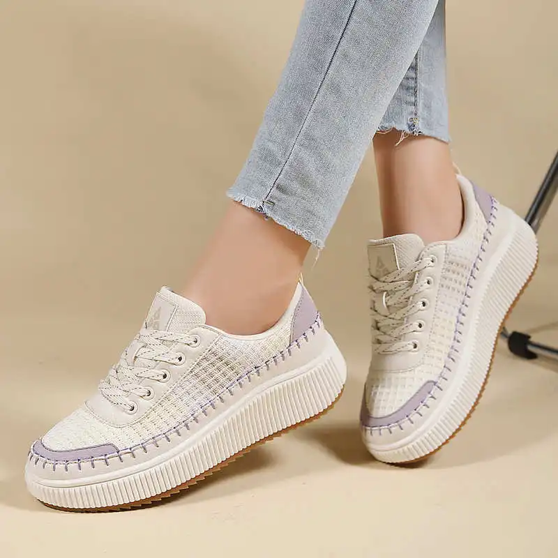 Brown Shoes Woman Flats Autumn - Streetwear Outfit Brand 评论和价格