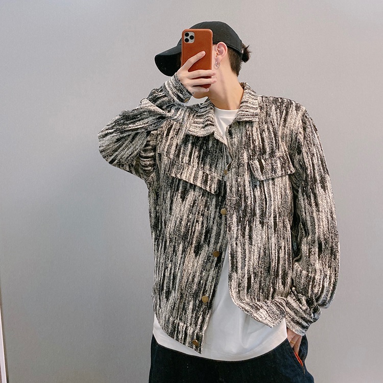 Loose Fit Men's Denim Jacket B - Streetwear Brand Denim 评论和价格