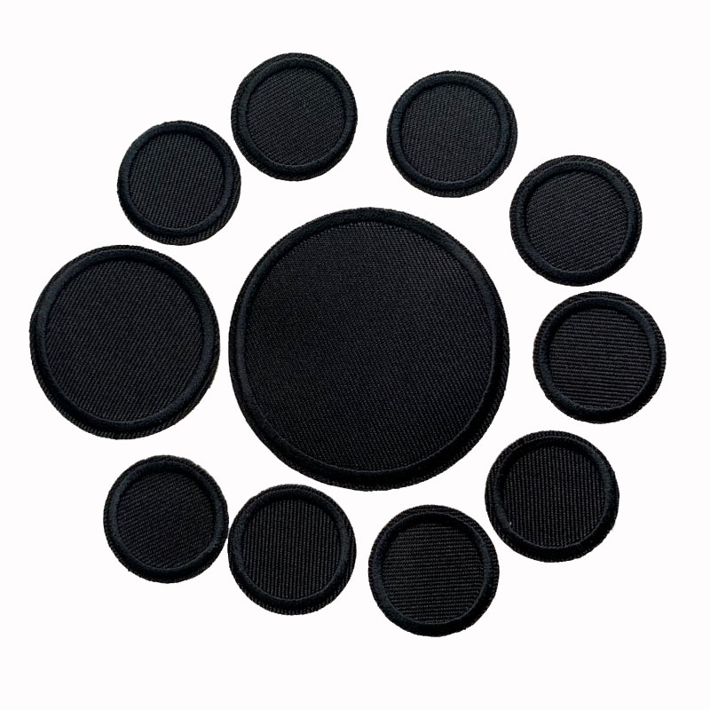 5Pcs Black Round Patches For C - Streetwear Brand Stickers 评论和价格