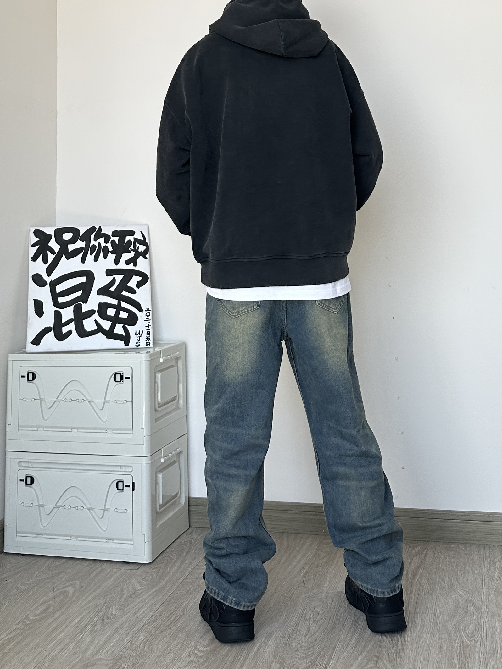 American Vibe Vintage Blue Sli - Streetwear Brand Jeans 评论和价格