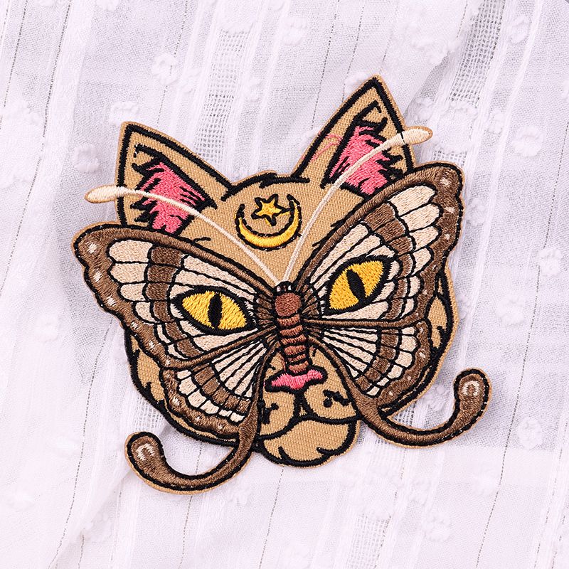 Punk Patch Tiger/Butterfly Emb - Streetwear Brand Stickers 评论和价格