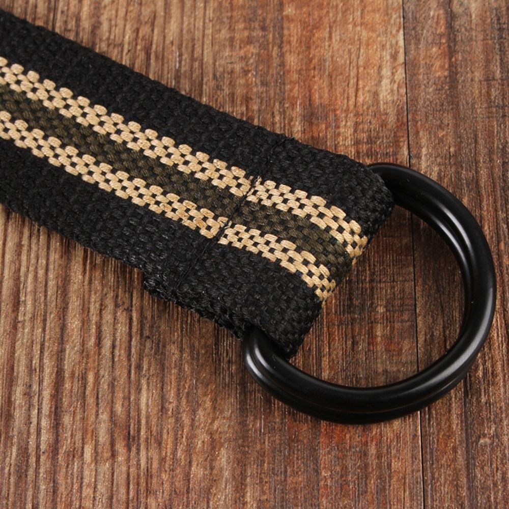 Men Women Nylon Braided Canvas - Off White Belt 评论和价格