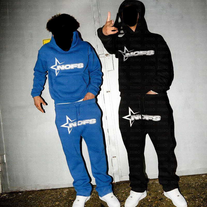 NOFS Letter Embroidery Fashion - Streetwear Brand Hoodie 评论和价格