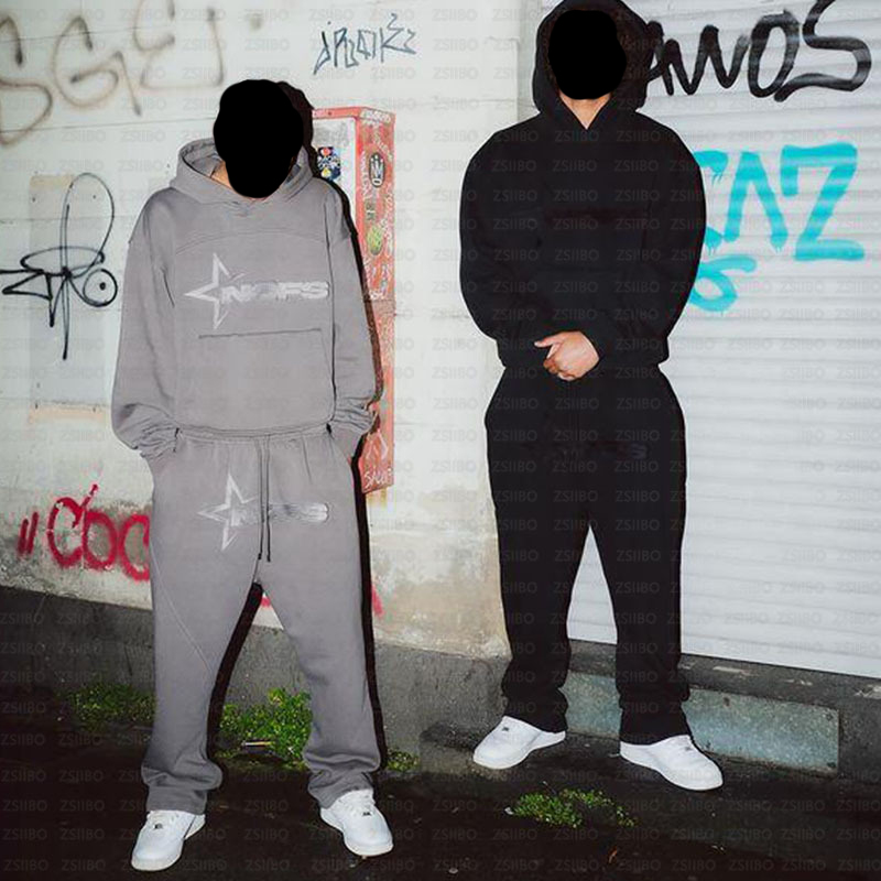 NOFS Letter Embroidery Fashion - Streetwear Brand Hoodie 评论和价格