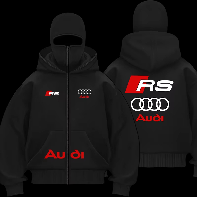 Audi Brand Windproof Warm Moto - Streetwear Brand Hoodie 评论和价格