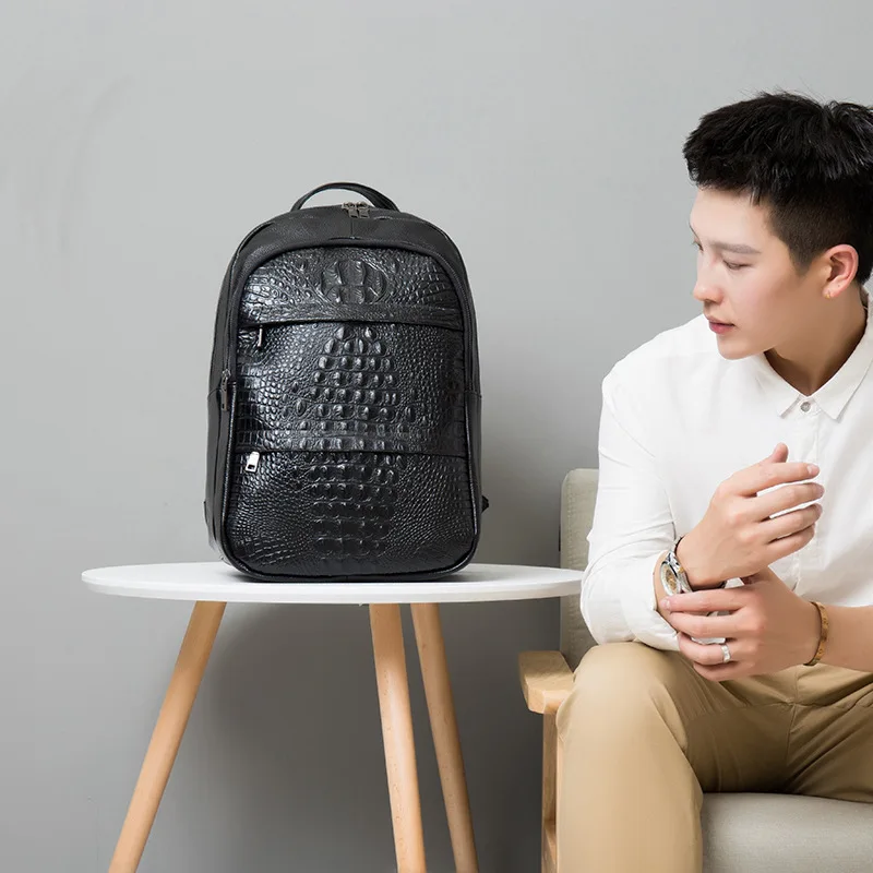 2026 New Cow Genuine Leather M - Streetwear Brand Backpack 评论和价格