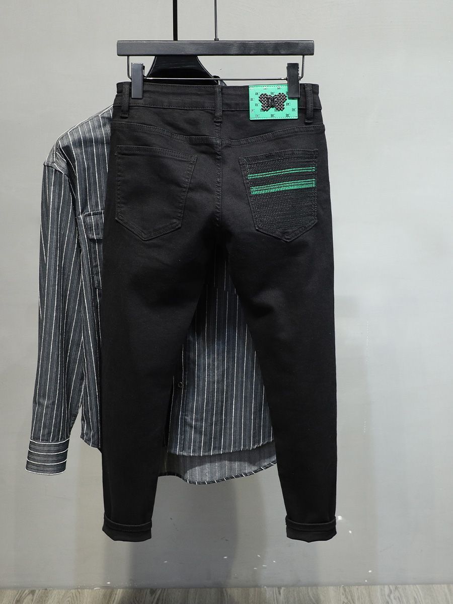 Luxury Brand Men Jeans Men's B - Streetwear Brand Denim 评论和价格