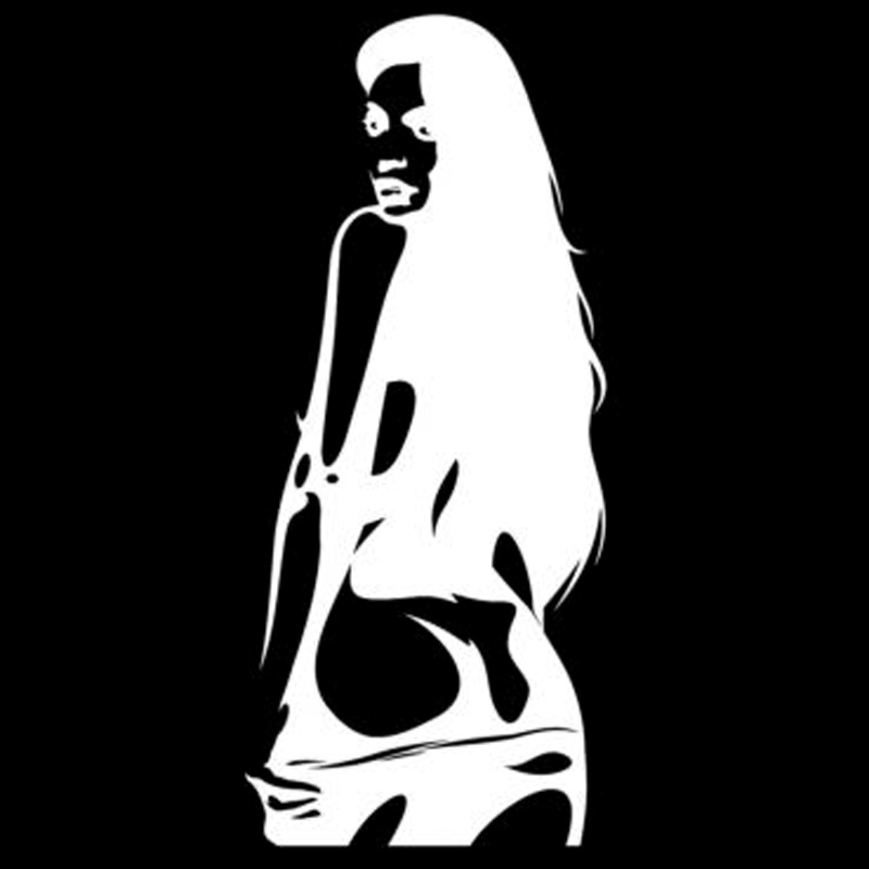 Hot Sexy Girl Decor Vinyl Car  - Streetwear Brand Stickers 评论和价格
