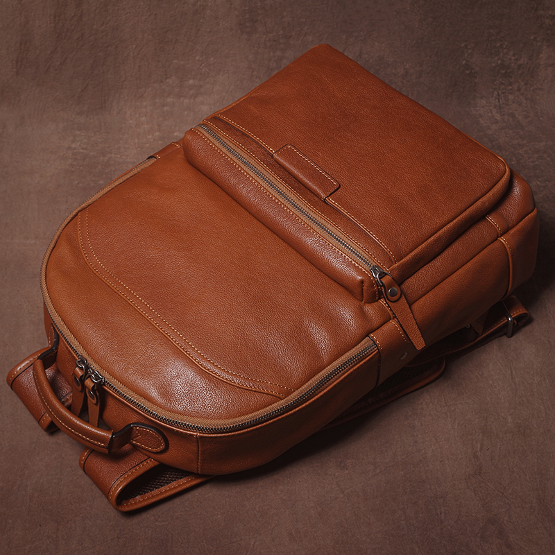 GURO Luxury Brand Real Leather - Streetwear Brand Backpack 评论和价格