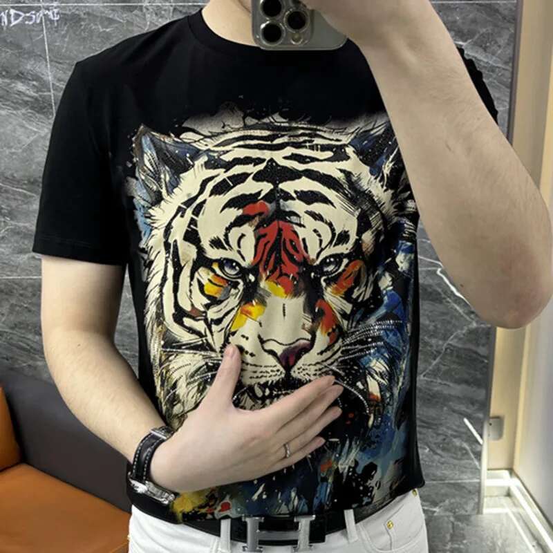 Streetwear Hot Drill Tiger Hea - Streetwear Outfit Brand 评论和价格