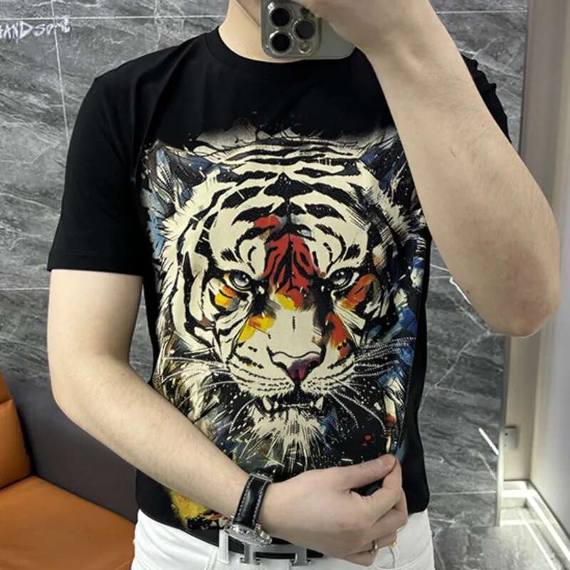 Streetwear Hot Drill Tiger Hea - Streetwear Outfit Brand 评论和价格